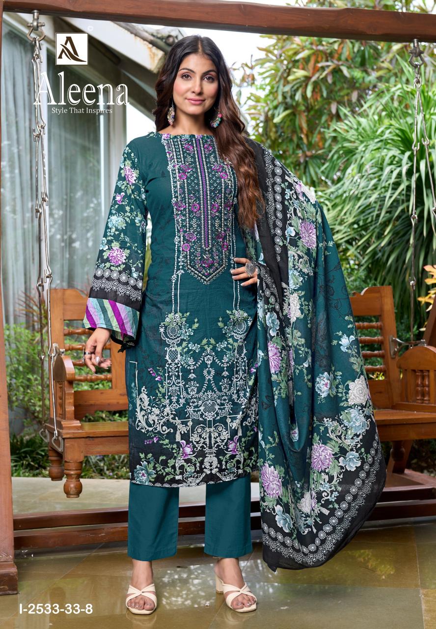 Alok Aleena catalog unstitched wholesale dress material