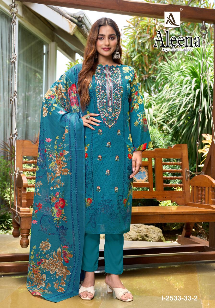 Alok Aleena catalog unstitched wholesale dress material
