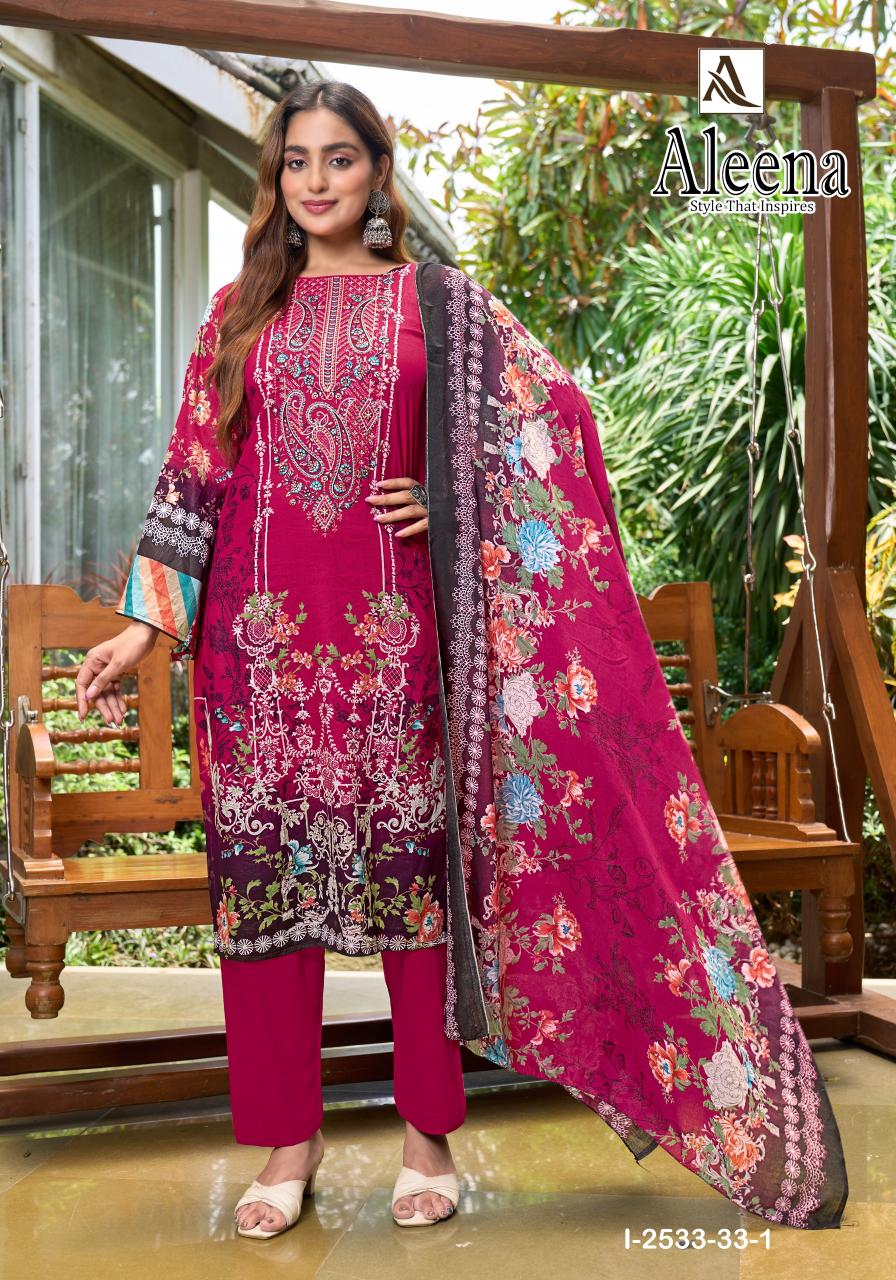 Alok Aleena catalog unstitched wholesale dress material