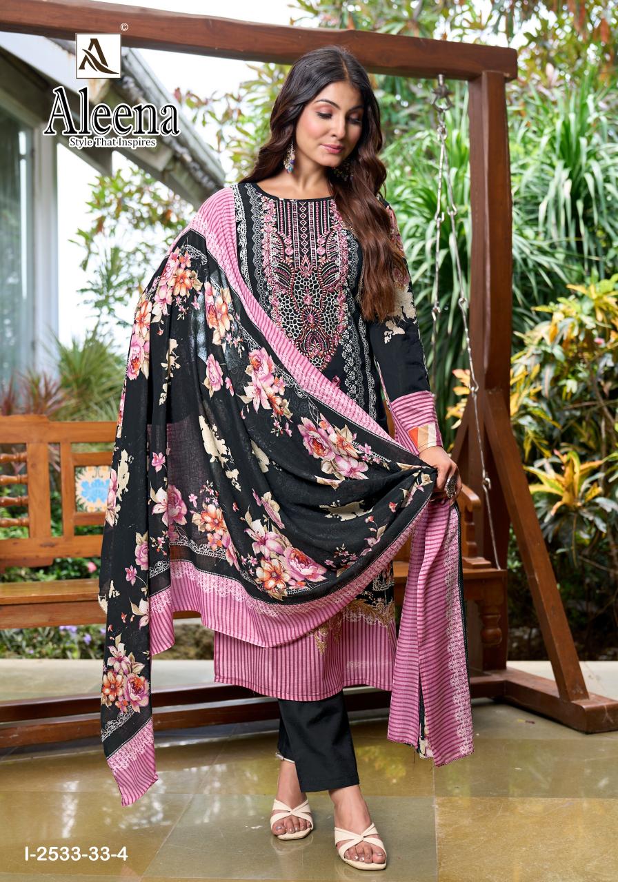 Alok Aleena catalog unstitched wholesale dress material
