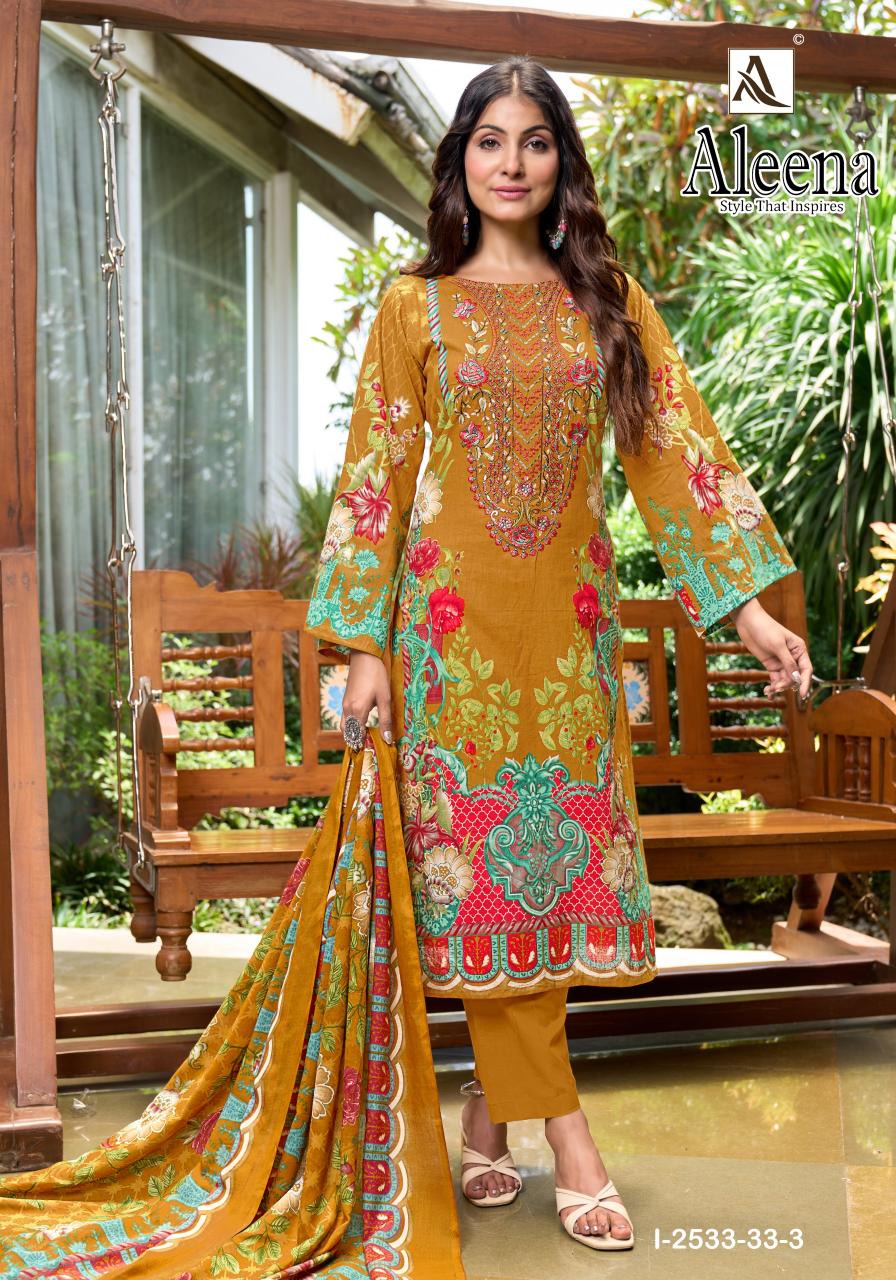 Alok Aleena catalog unstitched wholesale dress material