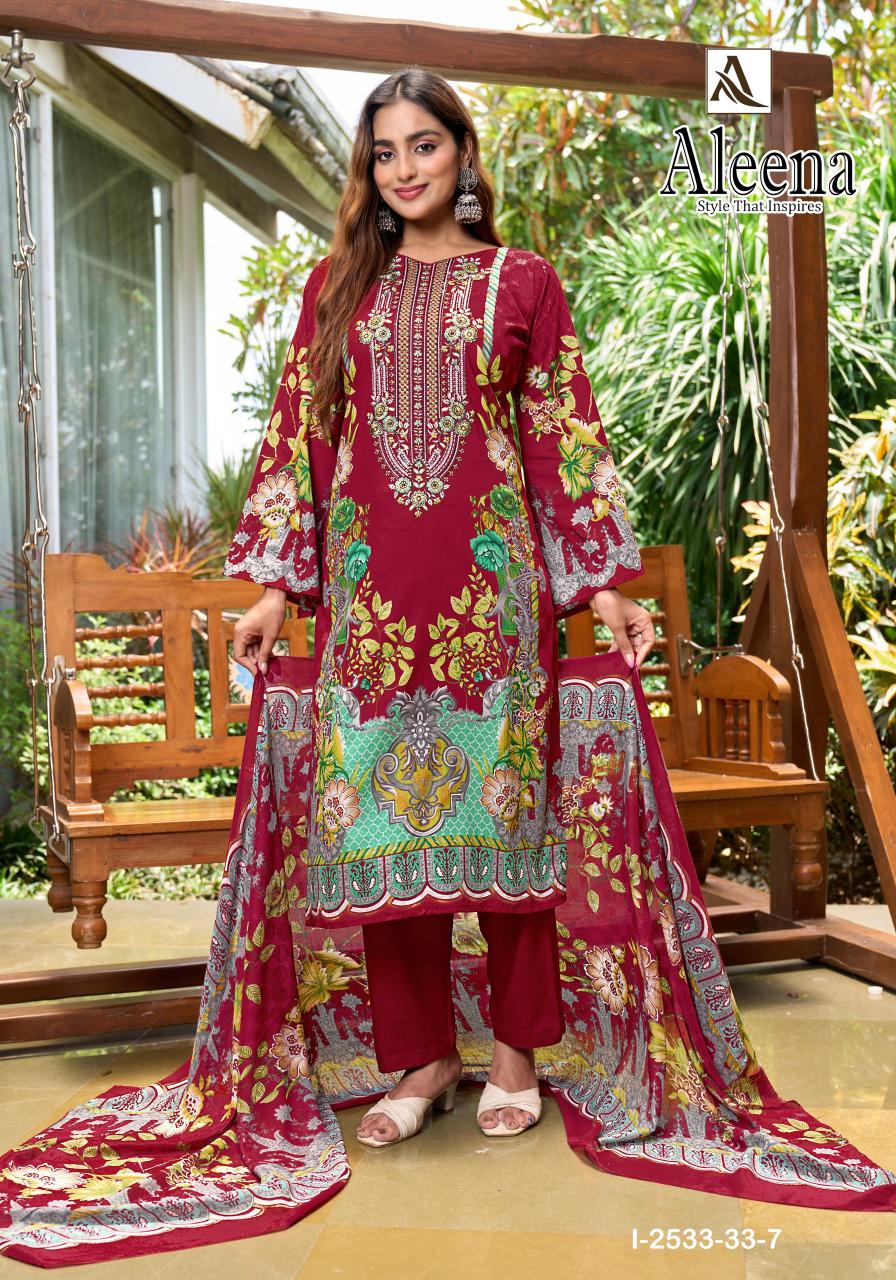 Alok Aleena catalog unstitched wholesale dress material