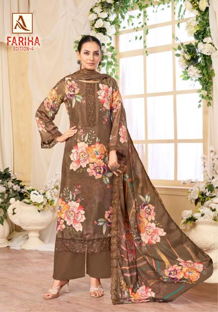 Alok Fariha Vol 4 catalgue dress material wholesale