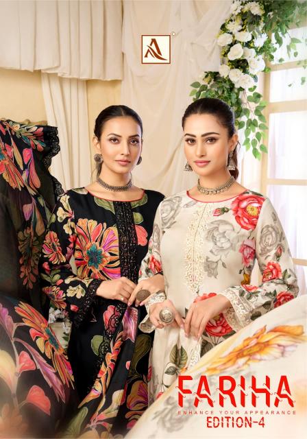 Alok Fariha Vol 4 catalgue dress material wholesale