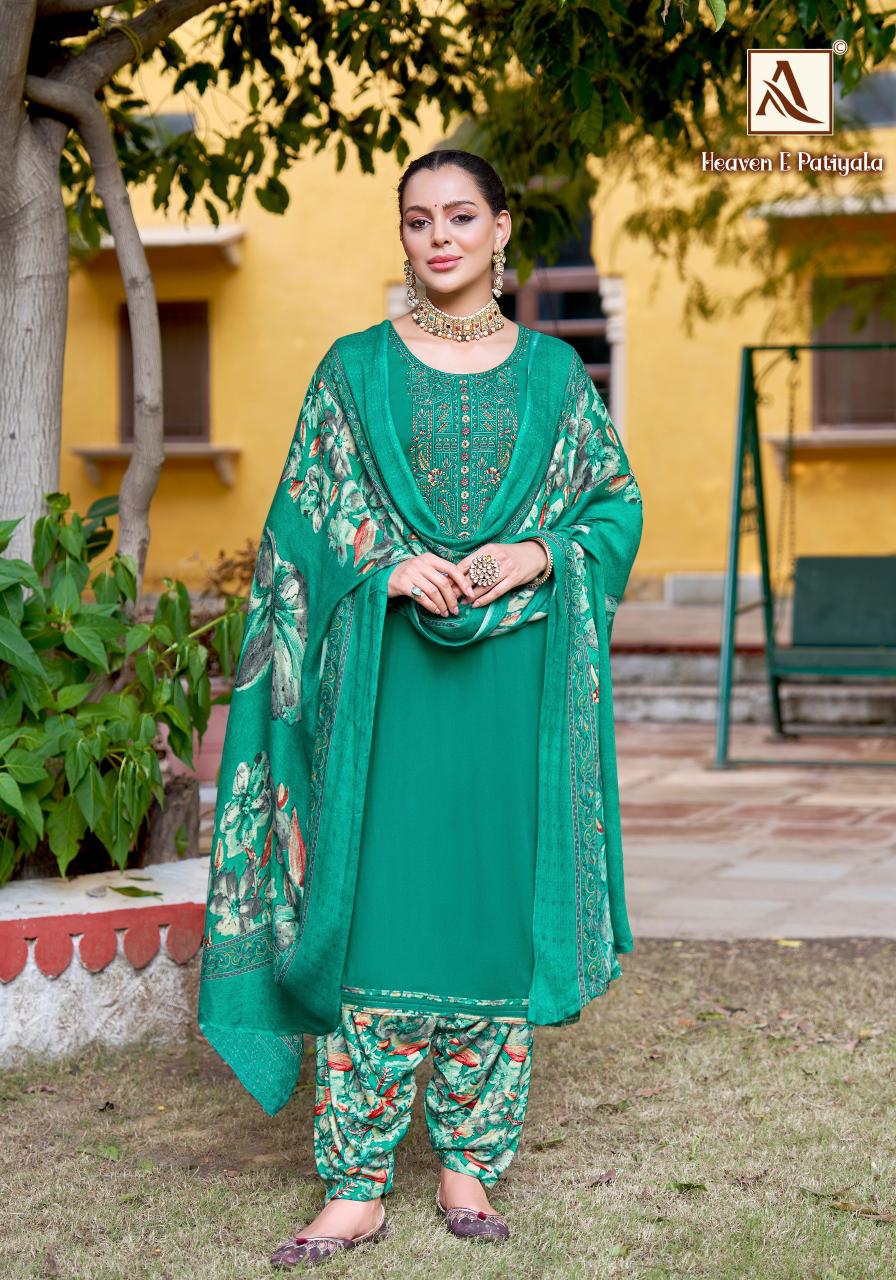 Alok Heaven E Patiyala catalog dress material for girls wholesale shop in rishikesh