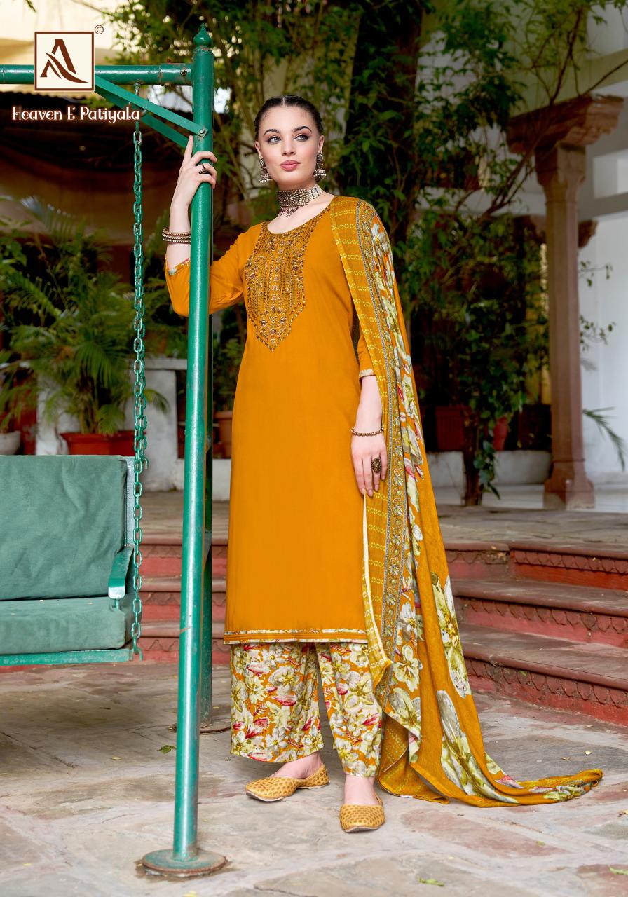 Alok Heaven E Patiyala catalog dress material for girls wholesale shop in rishikesh