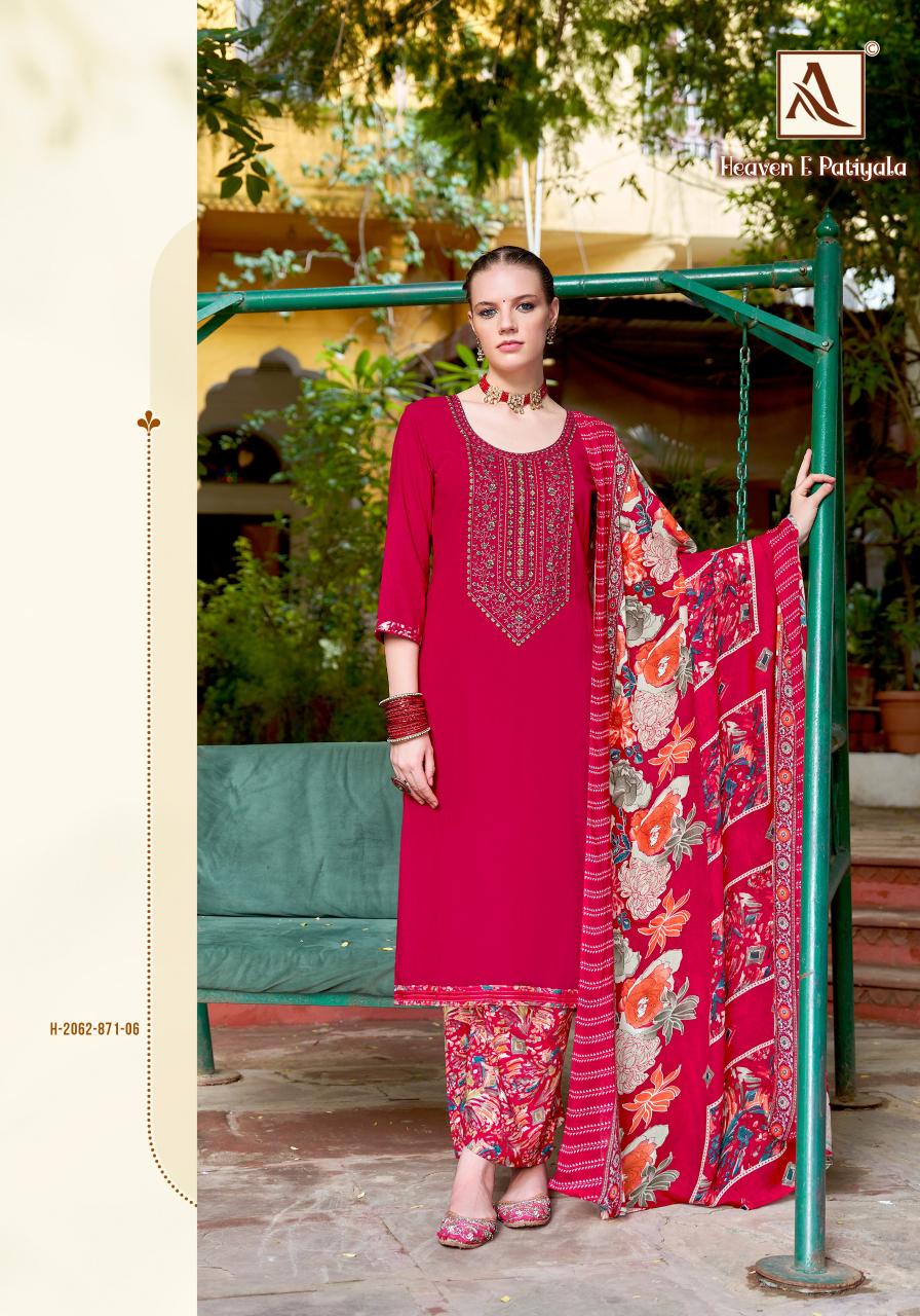 Alok Heaven E Patiyala catalog dress material for girls wholesale shop in rishikesh