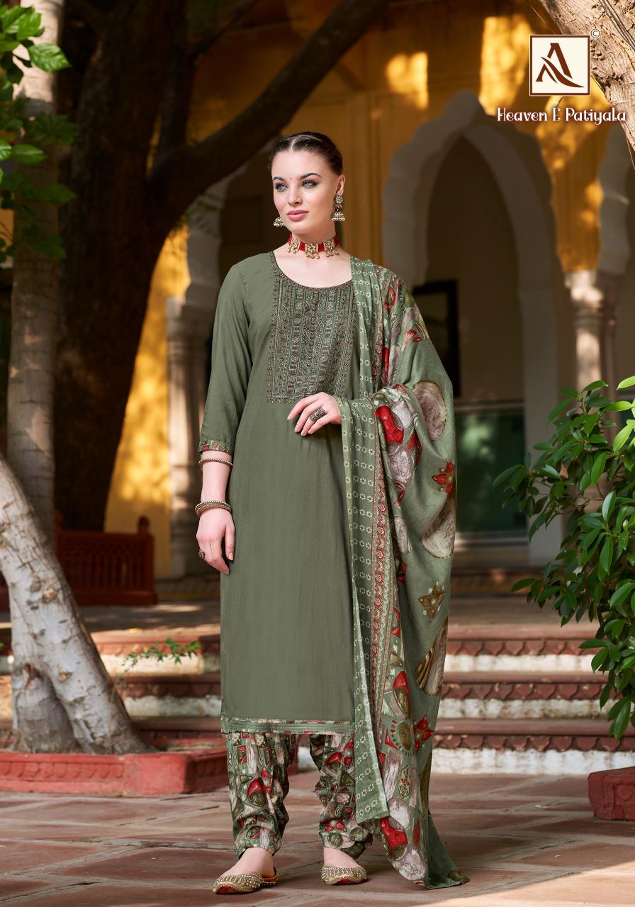 Alok Heaven E Patiyala catalog dress material for girls wholesale shop in rishikesh