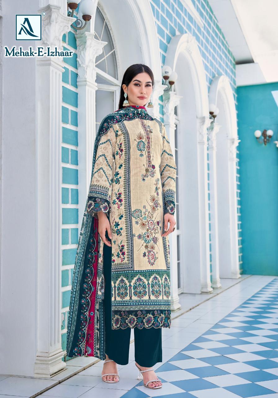 Alok Mahek E Izhaar catalog dress materials wholesale in hyderabad online shopping