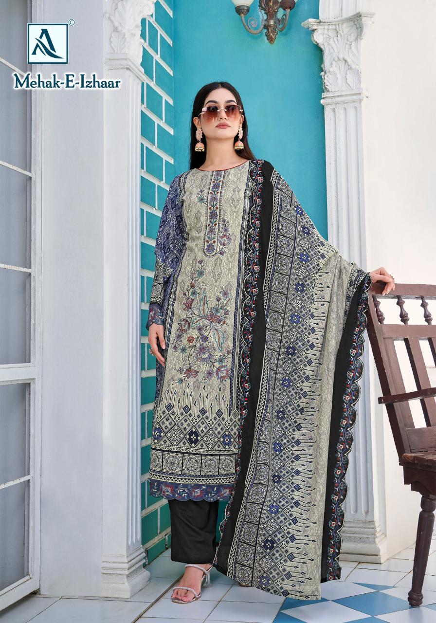 Alok Mahek E Izhaar catalog dress materials wholesale in hyderabad online shopping
