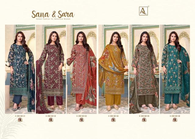 Alok Sana & Sara catalog ladies dress materials wholesale near me