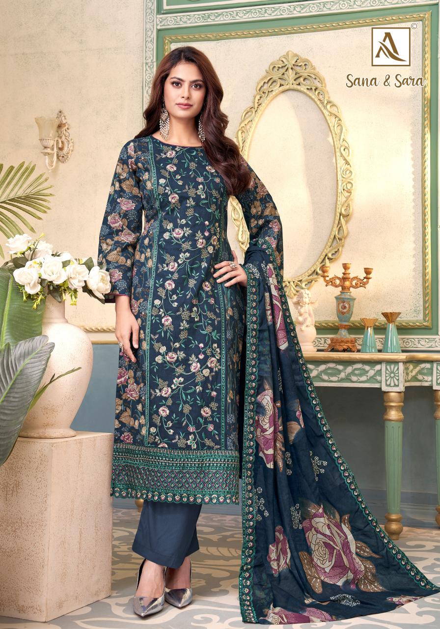 Alok Sana & Sara catalog ladies dress materials wholesale near me