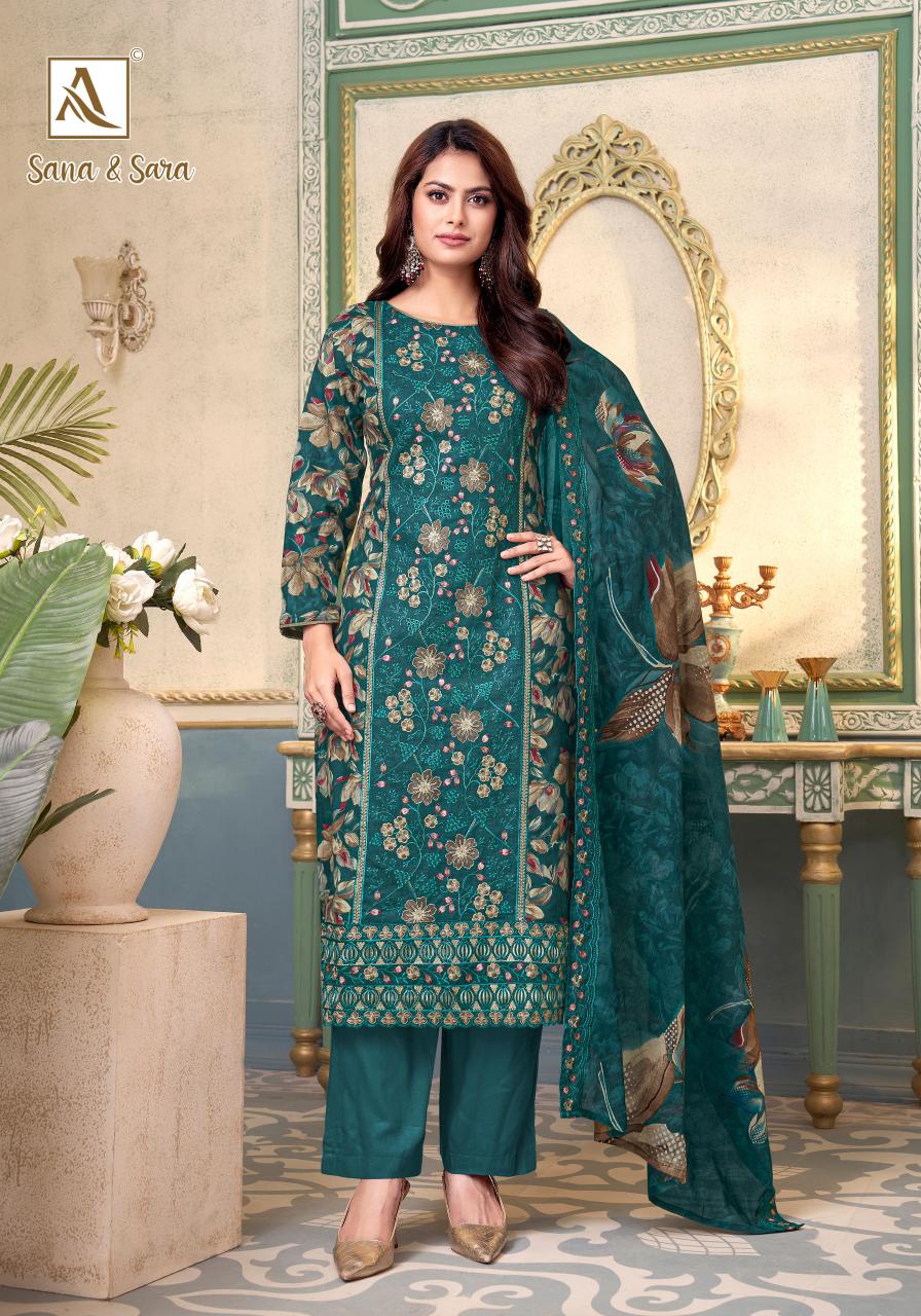 Alok Sana & Sara catalog ladies dress materials wholesale near me