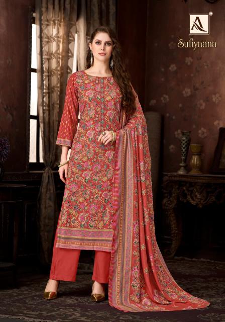 Alok Sufiyaana catalog ladies dress materials wholesale hyderabad
