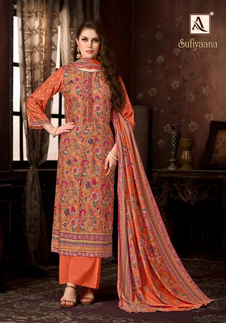 Alok Sufiyaana catalog ladies dress materials wholesale hyderabad