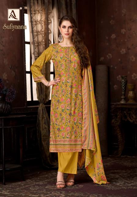 Alok Sufiyaana catalog ladies dress materials wholesale hyderabad