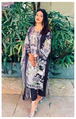 Alzohaib 1369 A To D catalog Chiffon Dupatta pakistani patiala salwar suits