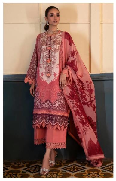 Alzohaib Az 1361 And 1362 catalog Cotton Dupatta buy wholesale pakistani suits