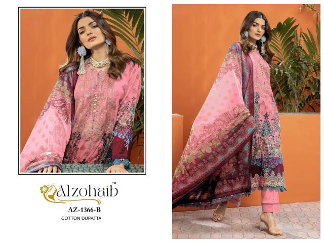 Alzohaib Az Aarifa catalog Cotton Dupatta pakistani salwar suits online uk