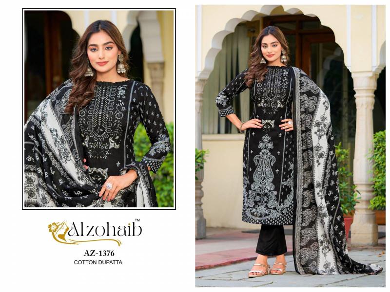 Alzohaib Az Farha catalog Cotton Dupatta pakistani suits wholesale in pakistan
