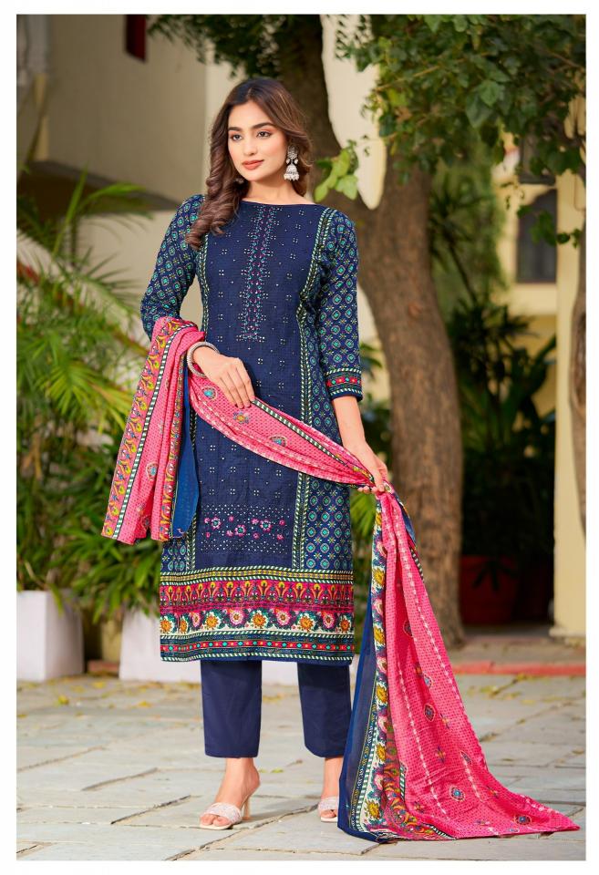 Alzohaib Az Haseena catalog Cotton Dupatta pakistani suits wholesale in pakistan