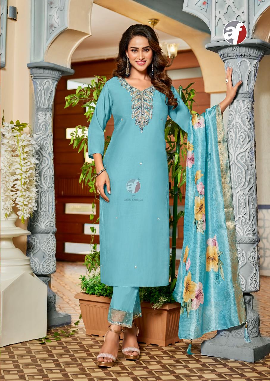Anju Fabrics Mayra Vol 8 catalog branded kurtis wholesale mumbai