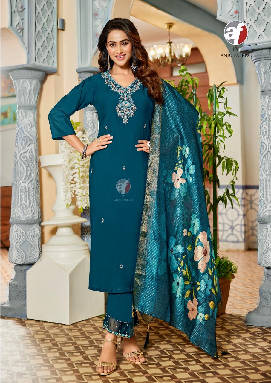 Anju Fabrics Mayra Vol 8 catalog branded kurtis wholesale mumbai