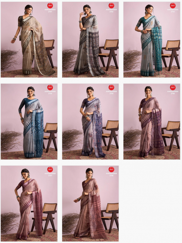 Apple Aaradhana Vol 27 catalog sarees surat gujarat