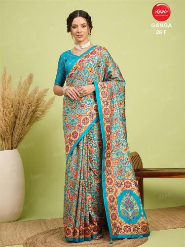 Apple Ganga 26 catalog befresh sarees surat