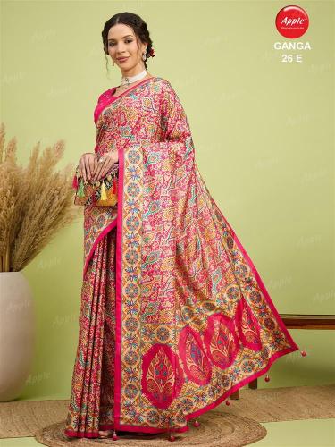 Apple Ganga 26 catalog befresh sarees surat
