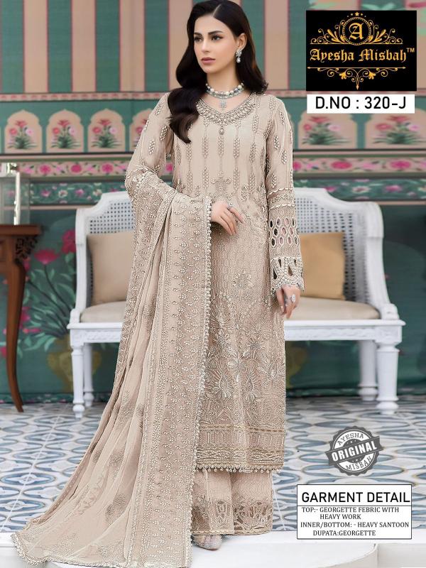 Ayesha Misbah 320 G To L catalog pakistani suits in india