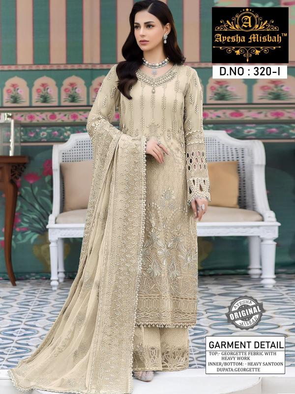 Ayesha Misbah 320 G To L catalog pakistani suits in india
