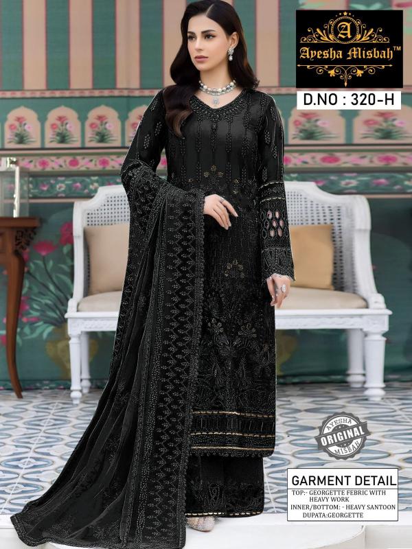 Ayesha Misbah 320 G To L catalog pakistani suits in india