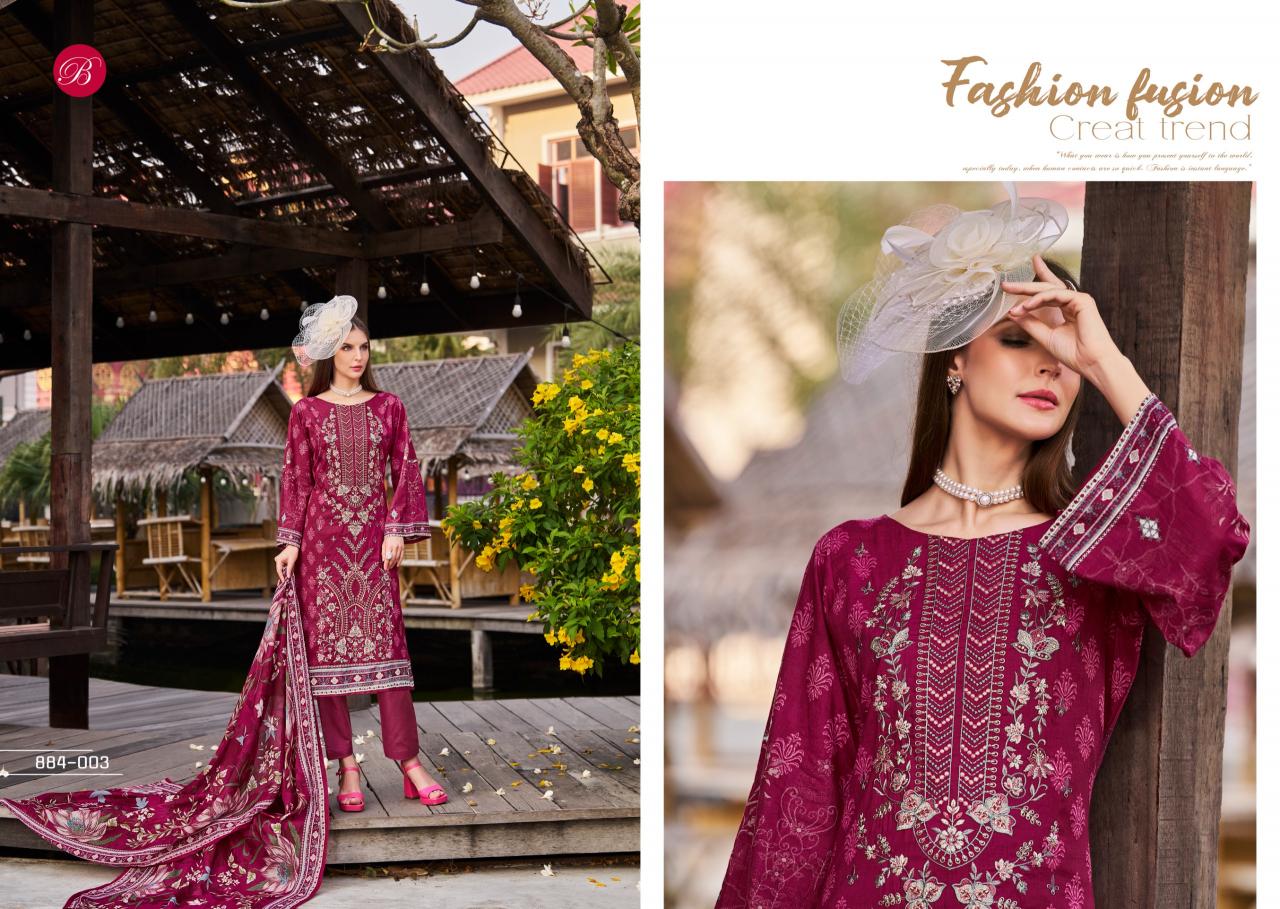 Belliza Chevron Vol 5 catalog dress material wholesale lucknow