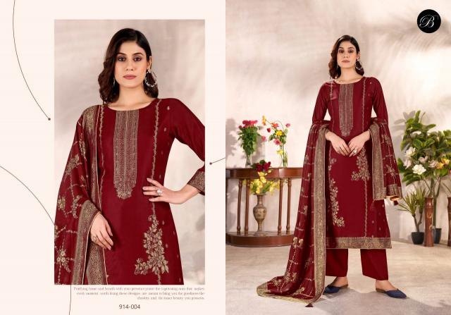 Belliza Motif catalog dress material wholesalers in chandigarh