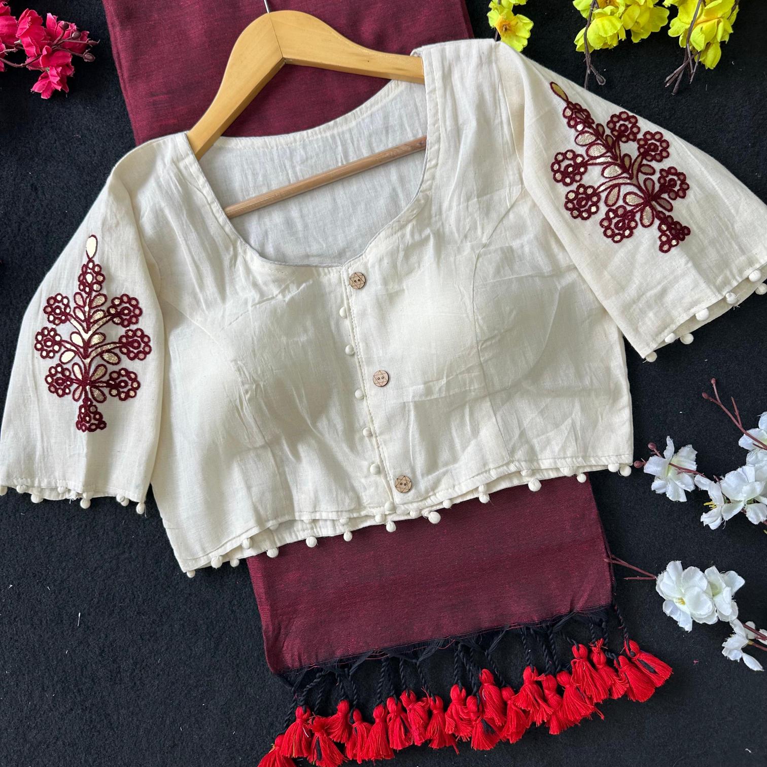 Blousewala Hk6 Khadi cotton Vol 7 catalog cotton sarees wholesale