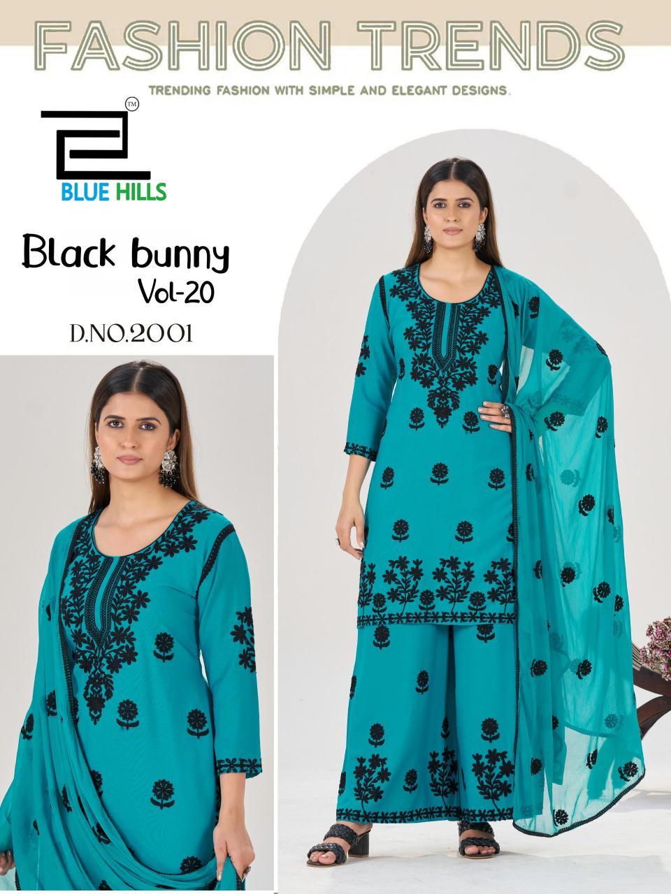 Blue Hills Black Bunny Vol 20 Catalog kurti wholesaler in ahmedabad
