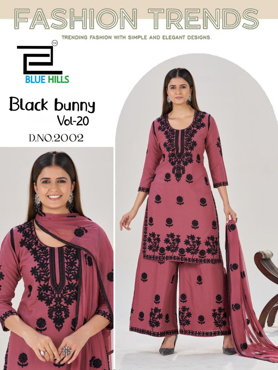 Blue Hills Black Bunny Vol 20 Catalog kurti wholesaler in ahmedabad