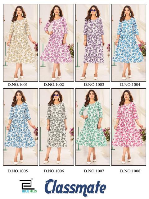 Blue Hills Classmate catalog wholesale kurtis wholesaler in bang