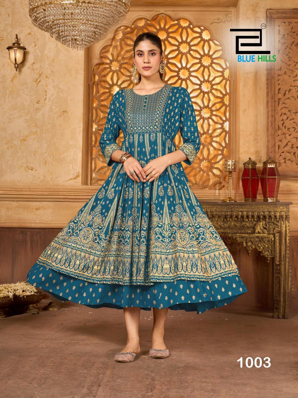 Blue Hills Kit Kat catalog wholesale kurtis online surat