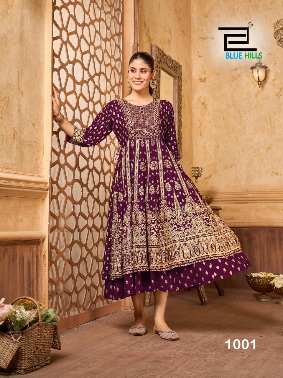 Blue Hills Kit Kat catalog wholesale kurtis online surat