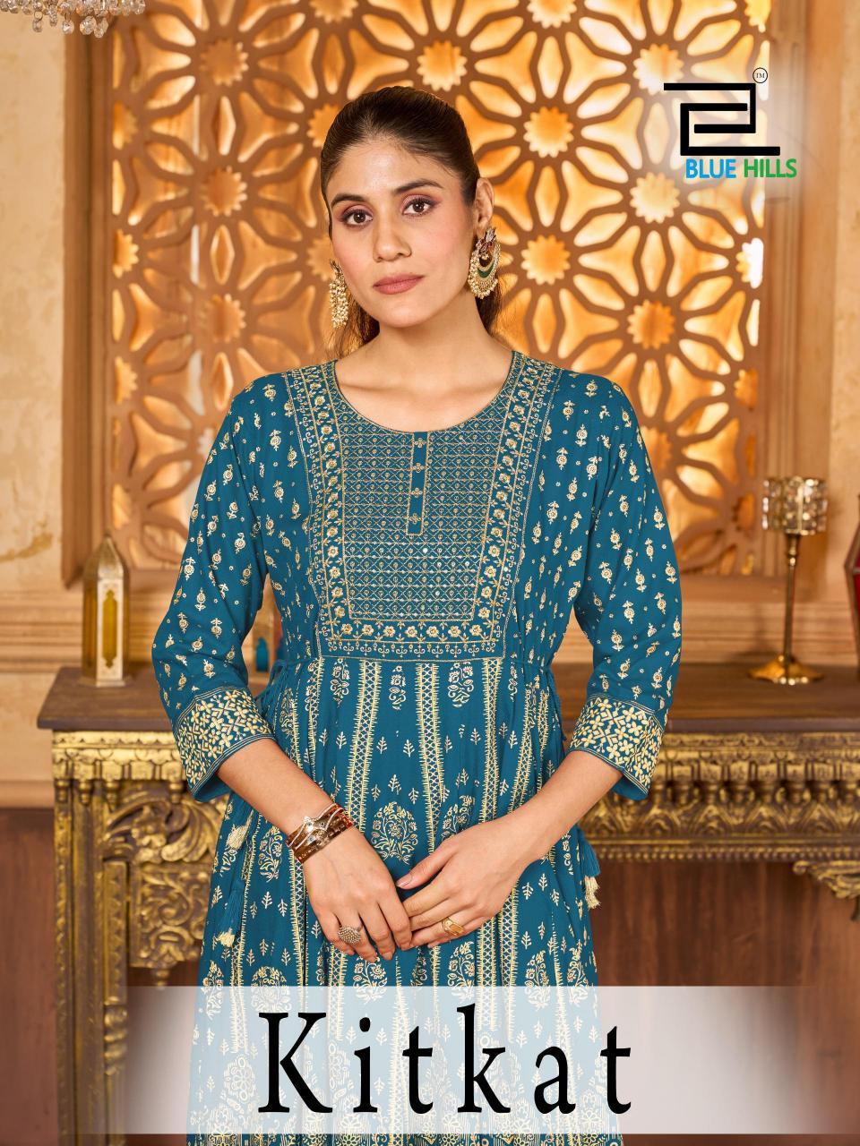 Blue Hills Kit Kat catalog wholesale kurtis online surat