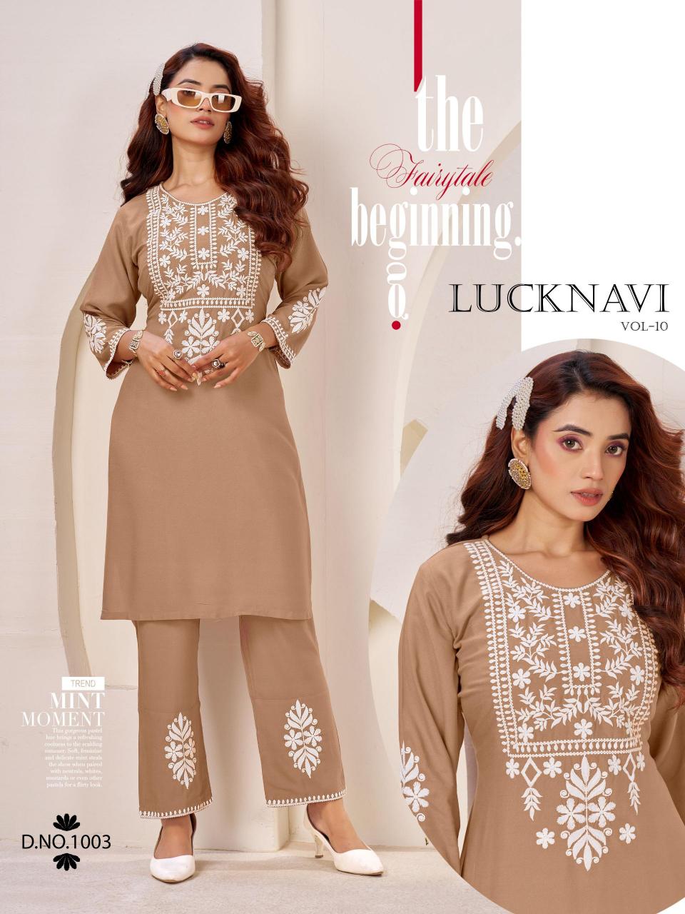 Blue Hills Lucknavi vol 10 catalog agc kurtis wholesale