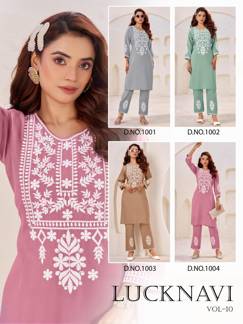 Blue Hills Lucknavi vol 10 catalog agc kurtis wholesale