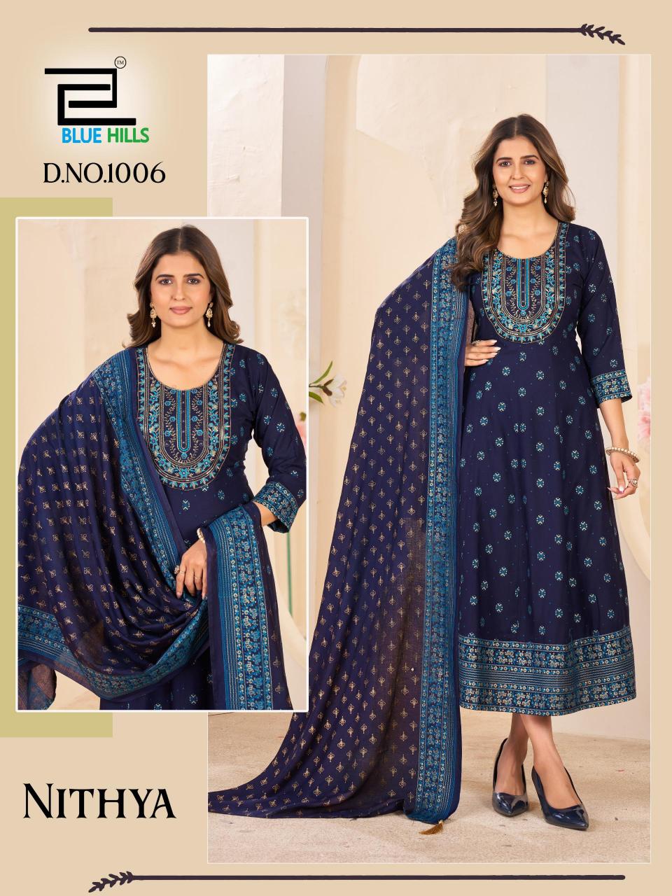 Blue Hills Nithya catalog wholesale rayon kurties 