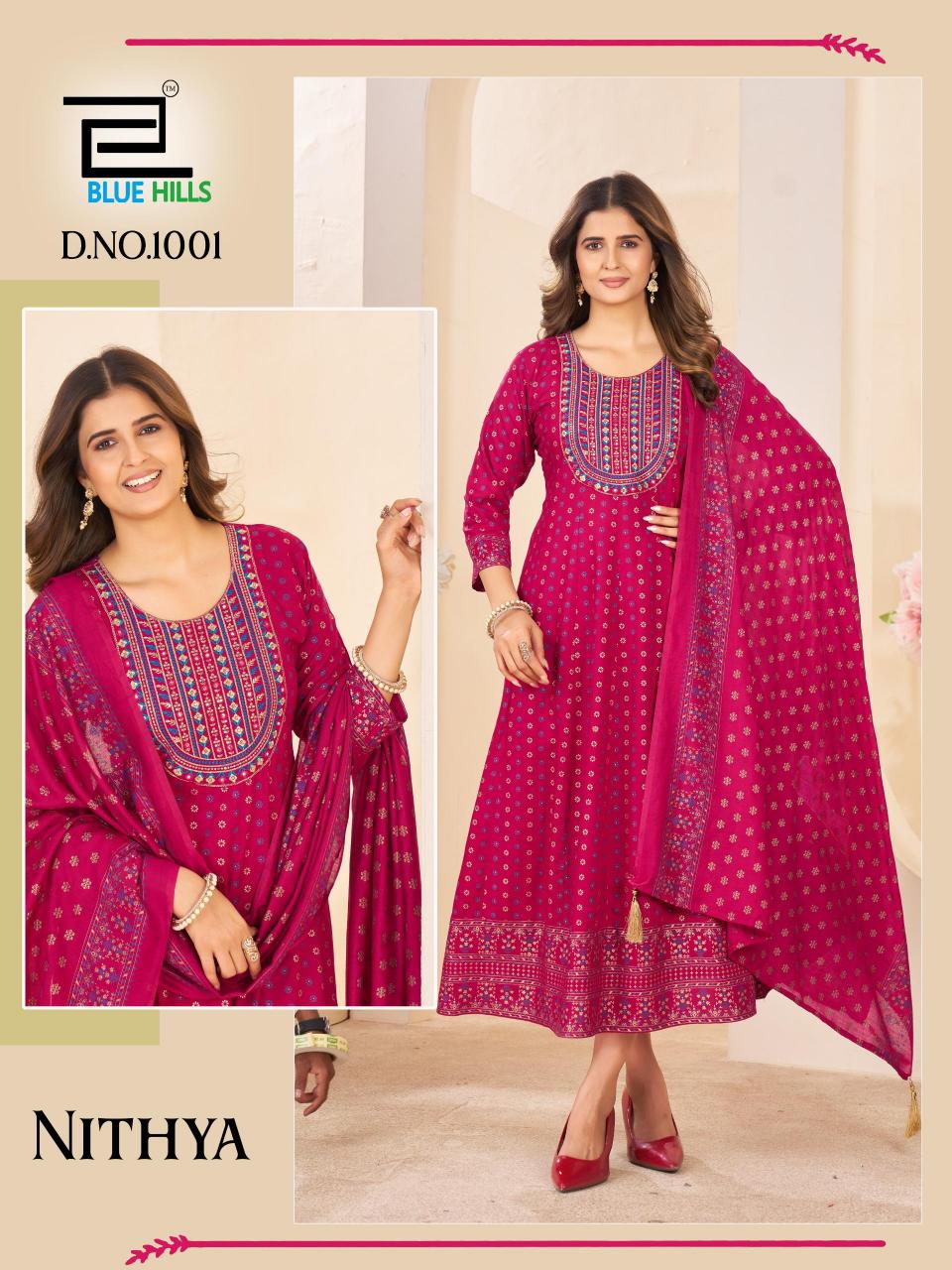 Blue Hills Nithya catalog wholesale rayon kurties 