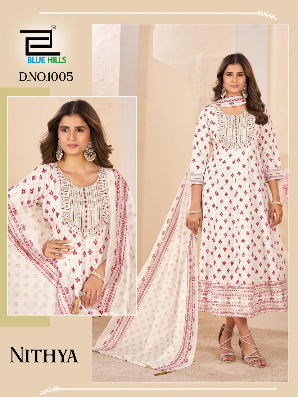 Blue Hills Nithya catalog wholesale rayon kurties 