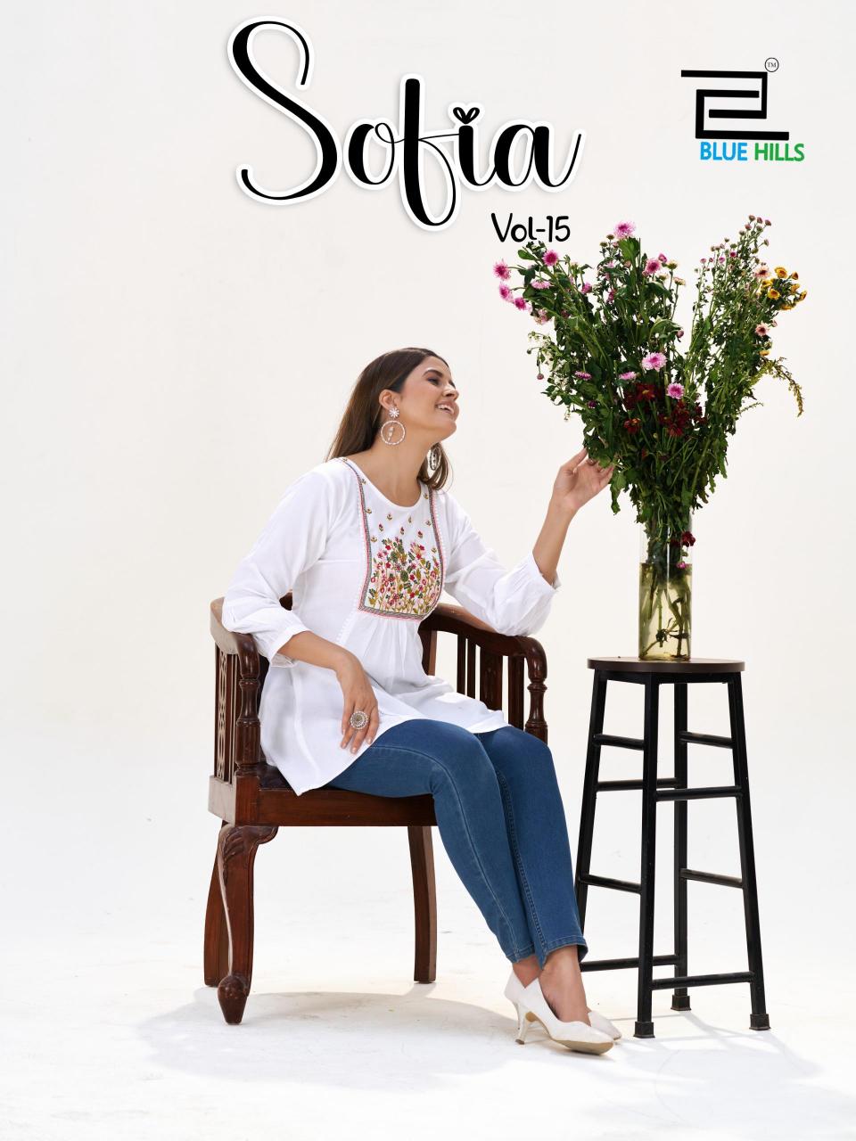 Blue Hills Sofia vol 15 catalog exclusive kurtis wholesale
