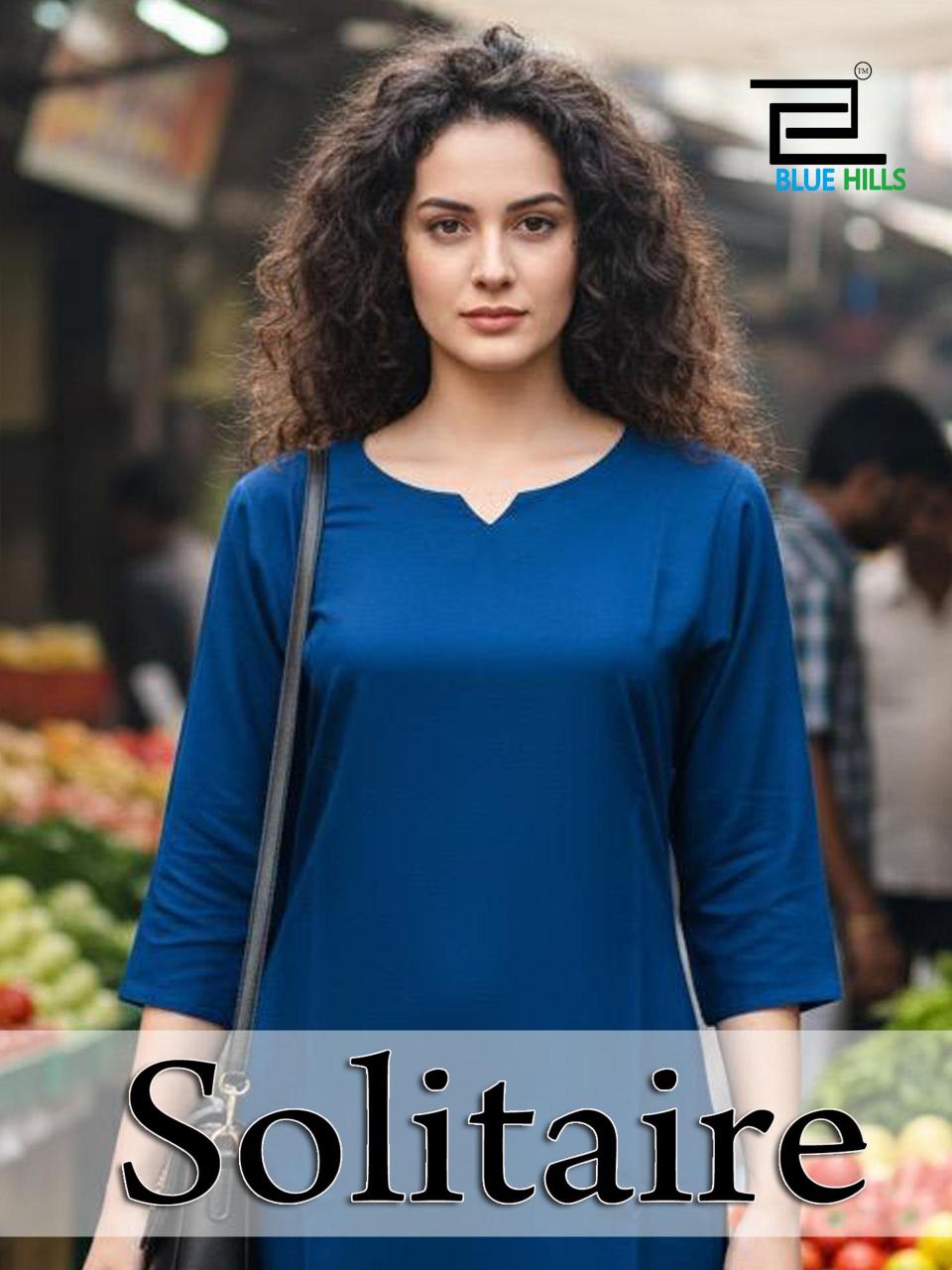 Blue Hills Solitaire catalog wholesale rayon kurtis