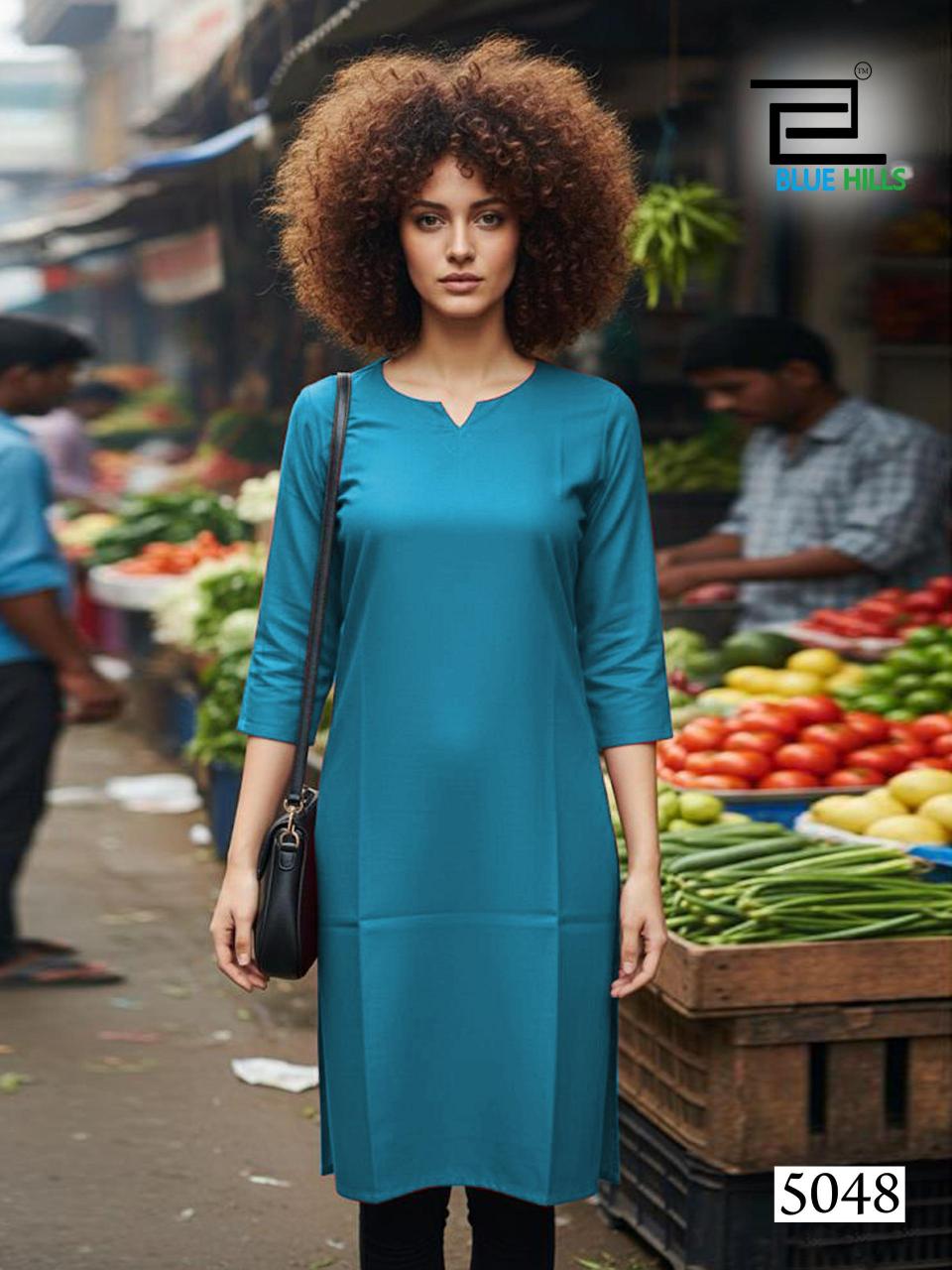 Blue Hills Solitaire catalog wholesale rayon kurtis